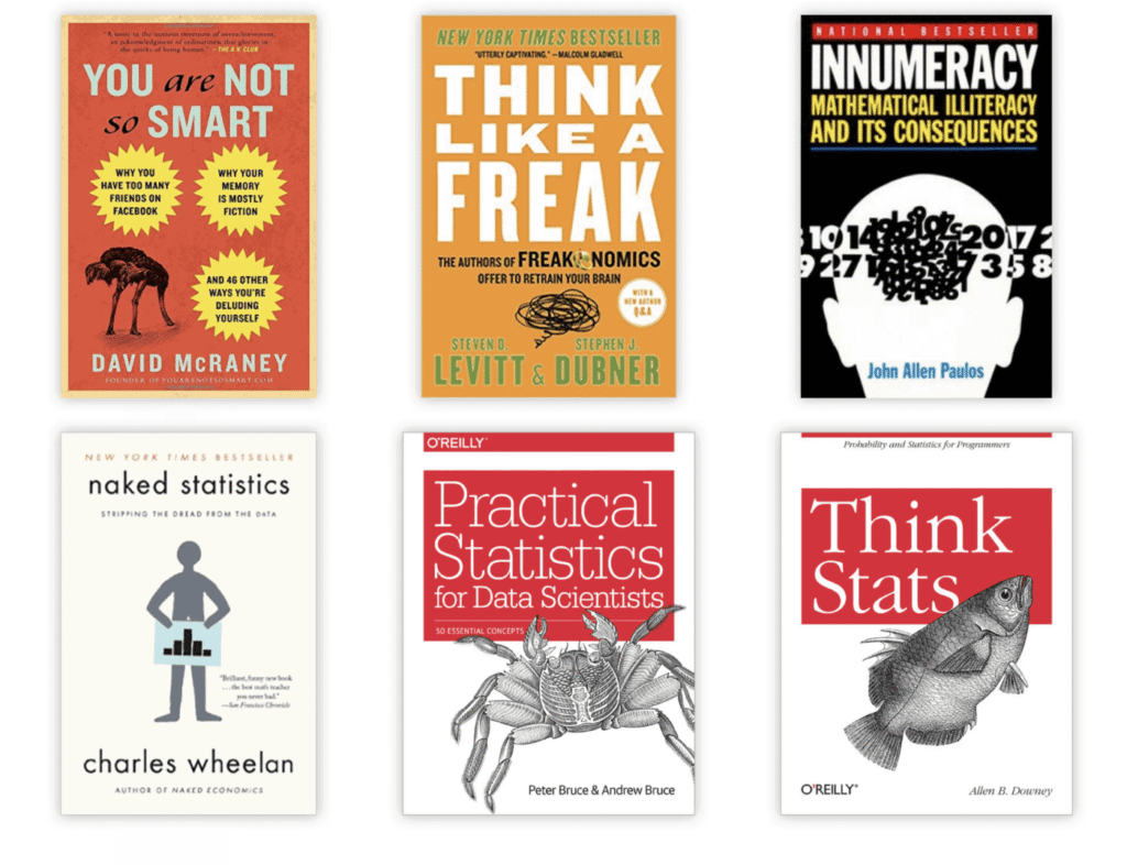 6 data science books