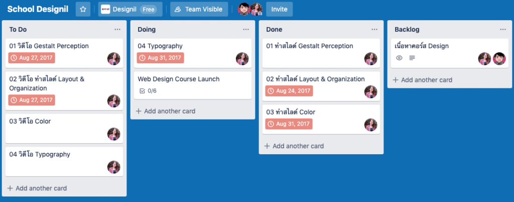 trello data project management free