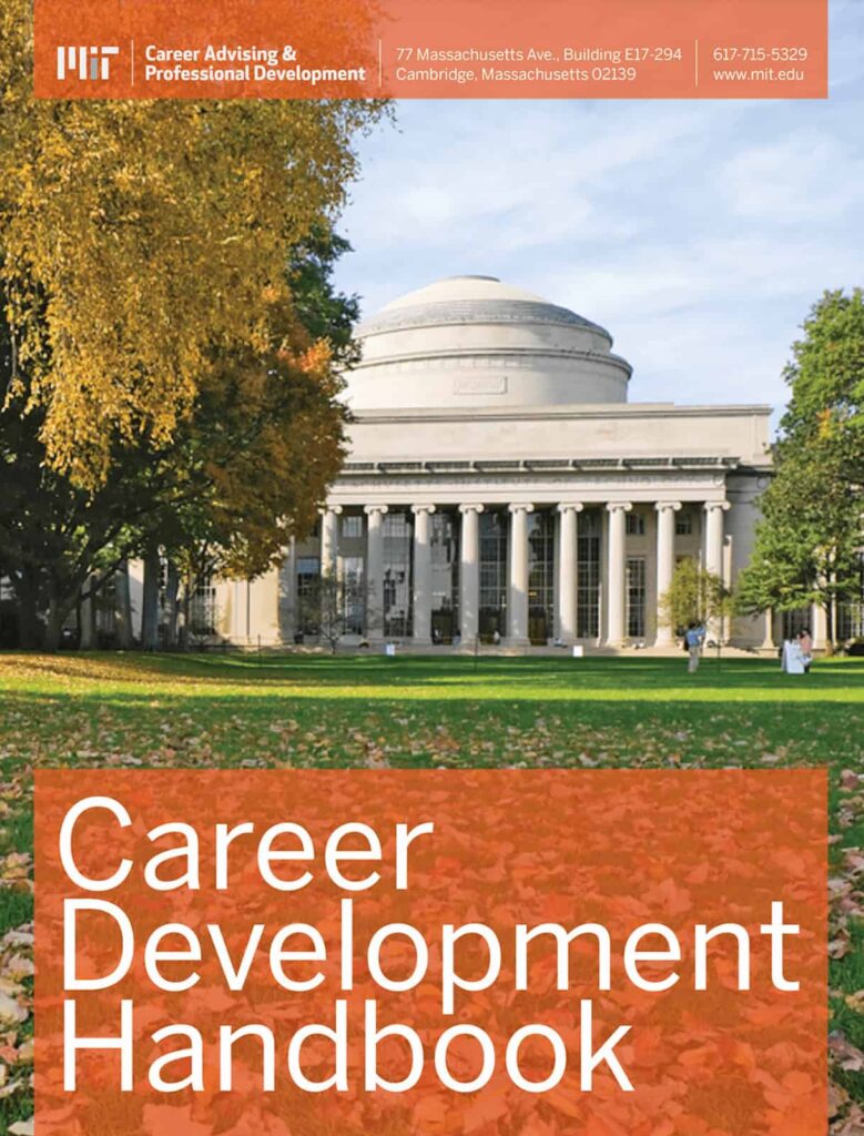 book career development mit v1